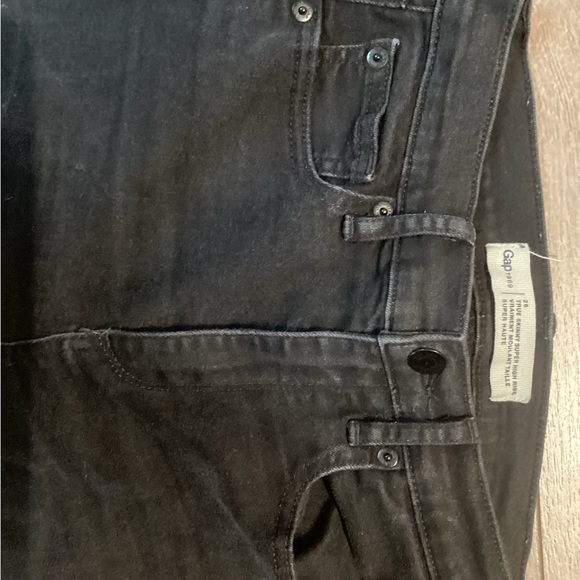 Gap 1969 Jeans True Skinny Super High Rise Black 5 Pocket Size 26 - Picture 4 of 9